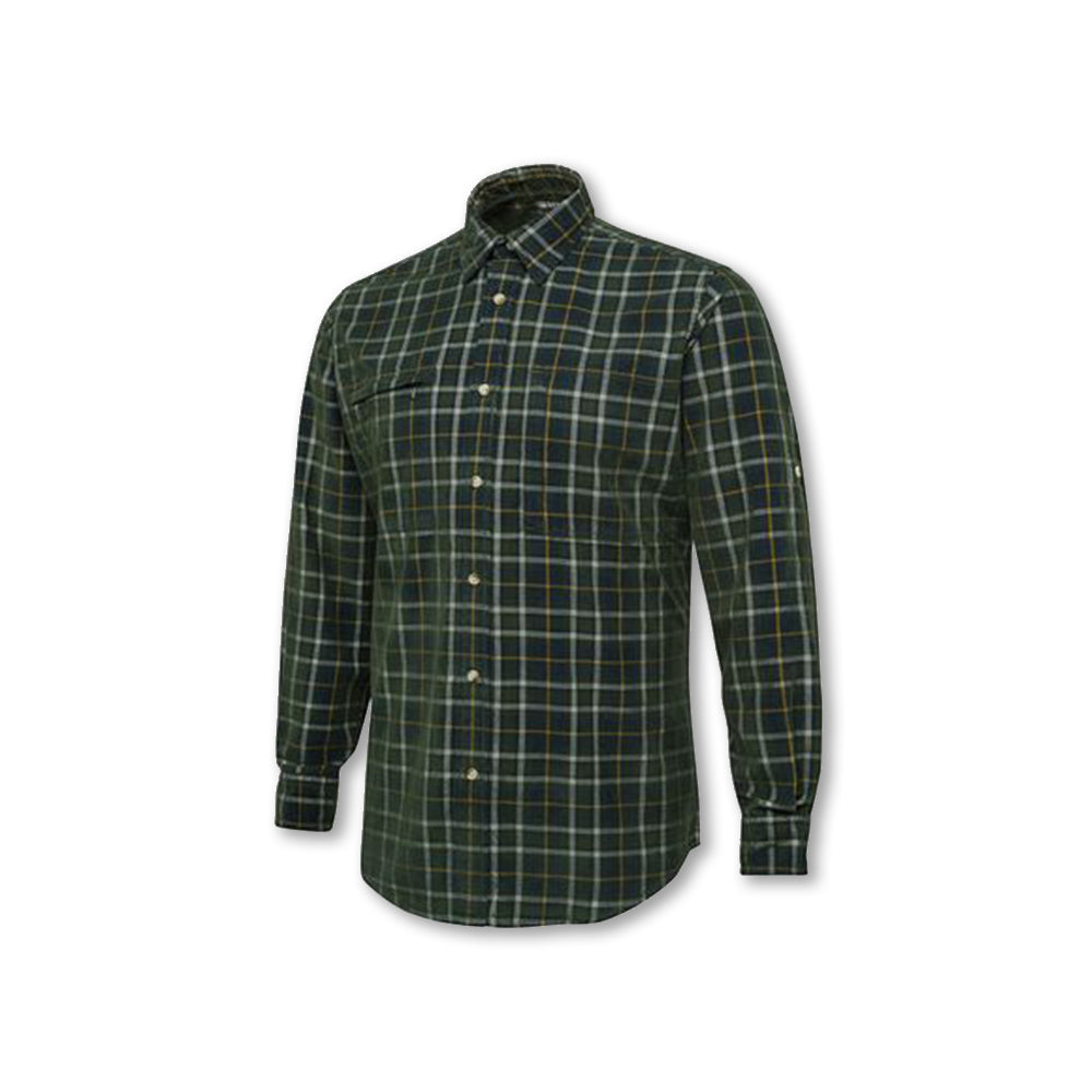 Camicia uomo Dobby Corduroy in cotone con tasche pettorali