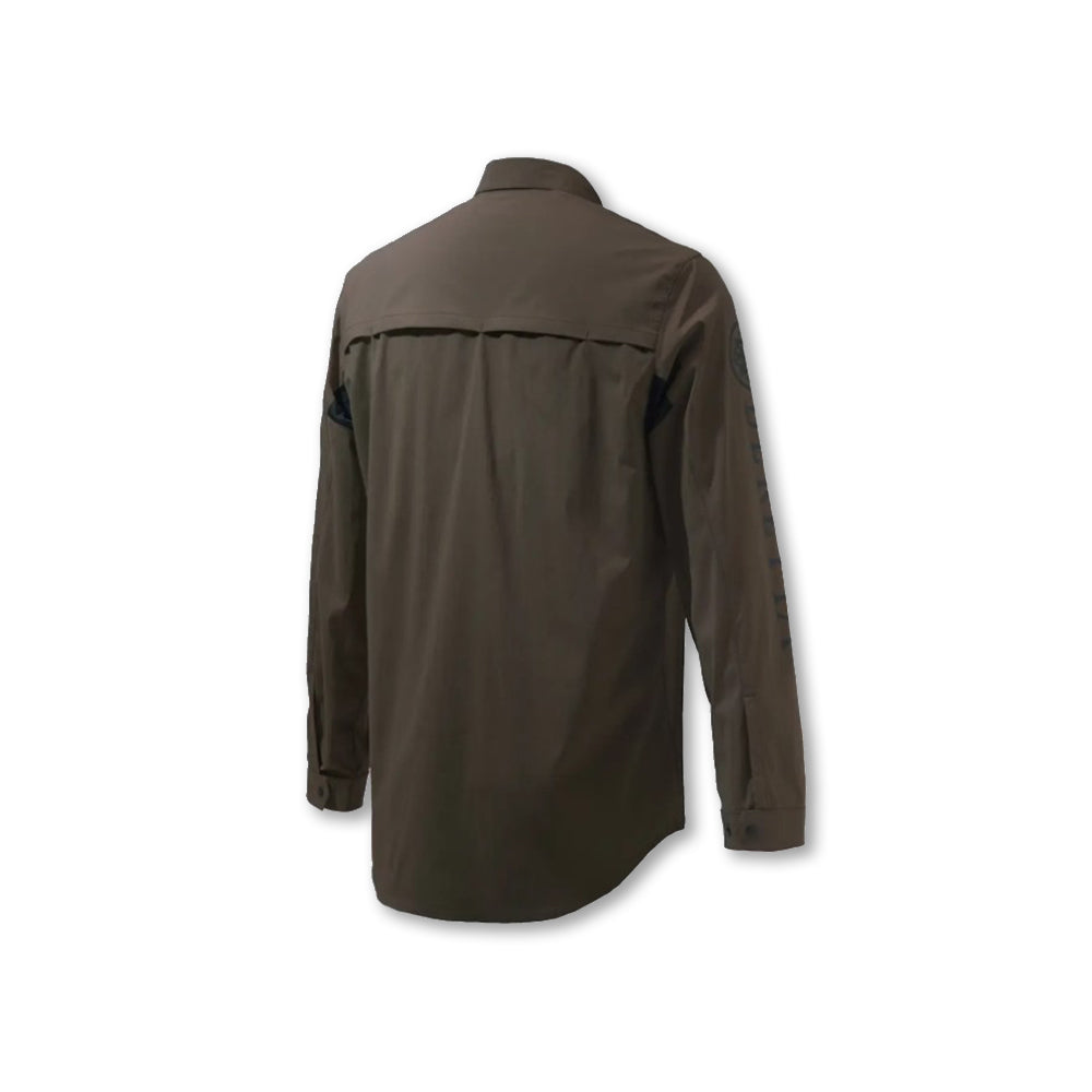 Camicia Beretta Storm uomo traspirante con inserti in rete