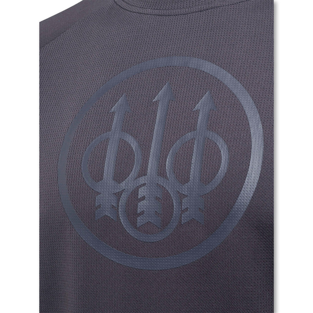 maglia Beretta Ortles LS uomo traspirante poliestere asciugatura rapida charcoal
