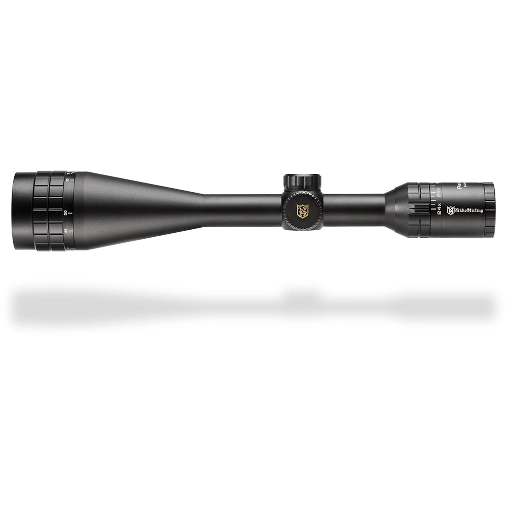 ottica Nikko Stirling Panamax Long Range 8-24x50 AO IR con reticolo half mil dot illuminato