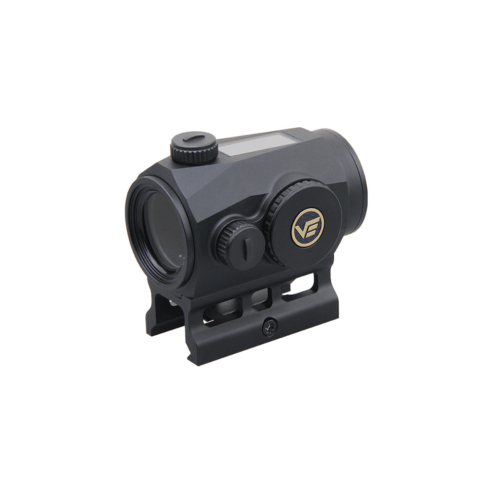 red dot Vector Optics Scrapper 1x25 solar 2 MOA multi reticolo caccia tiro dinamico