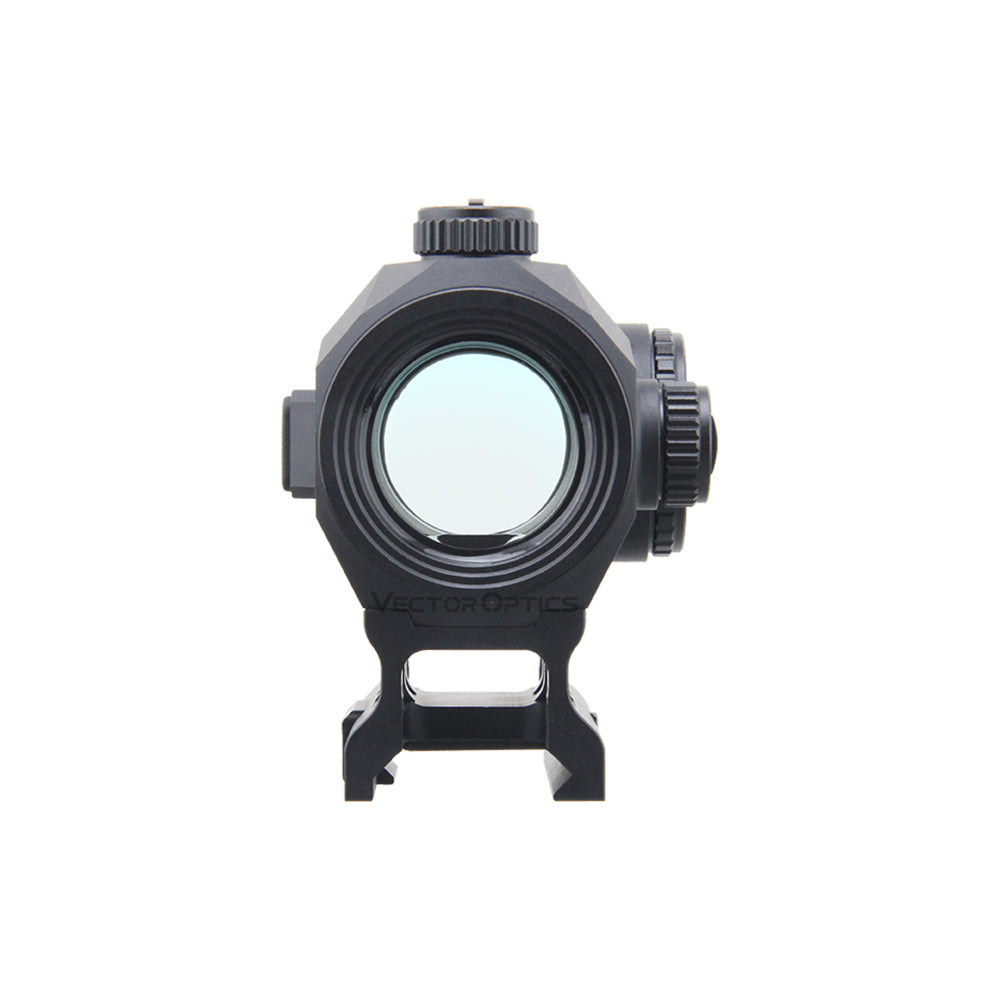red dot Vector Optics Scrapper 1x25 solar 2 MOA multi reticolo caccia tiro dinamico