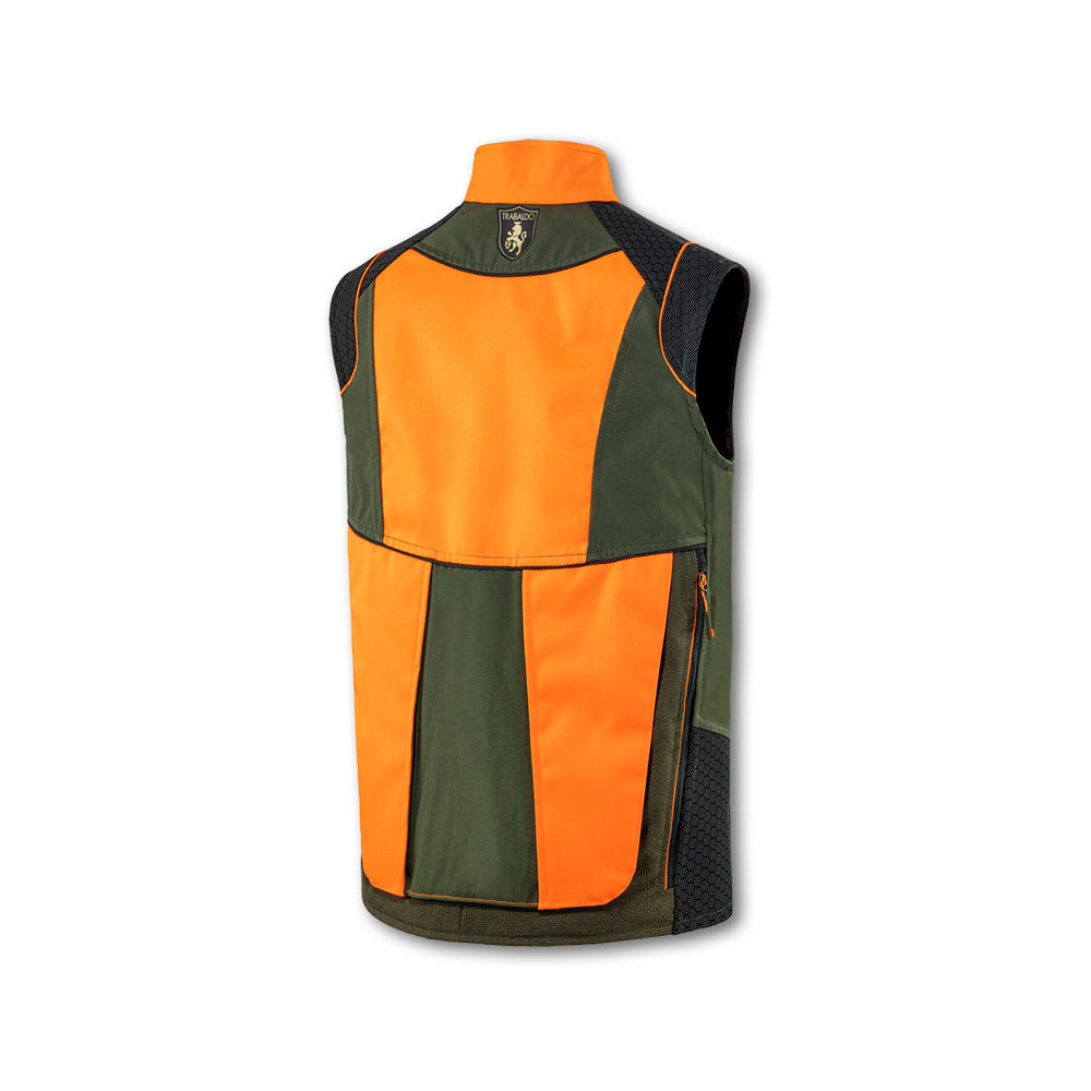Gilet tecnico Trabaldo Driver HV 2.0 ad alta visibilità con tasche funzionali e rinforzi