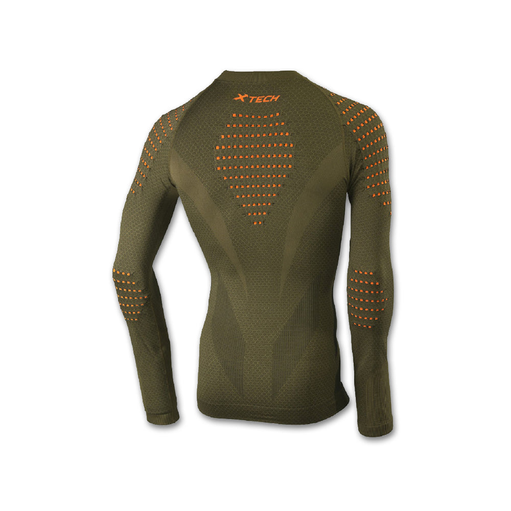 Maglia uomo XTech Tactical girocollo tecnico resistente per outdoor