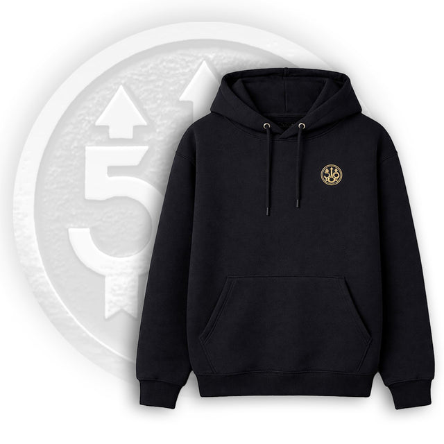 felpa nera Beretta 500 anni con cappuccio logo celebrativo lato cuore edizione limitata