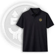 polo nera Beretta 500 anni con logo celebrativo lato cuore edizione limitata