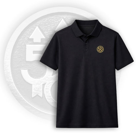 polo nera Beretta 500 anni con logo celebrativo lato cuore edizione limitata