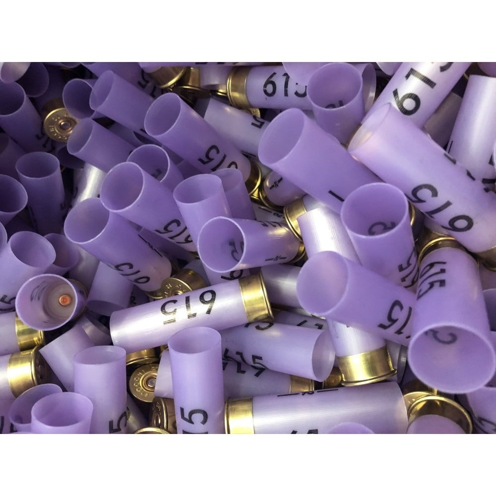 BOSSOLI FIOCCHI T2 H70 Cal.12 Viola traslucido con incisione "615" buste da 250pz.