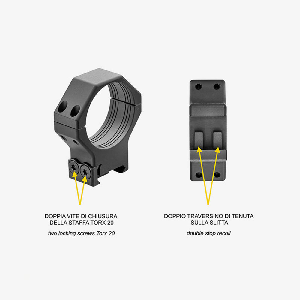 anelli contessa lpr03 b 34mm medi picatinny acciaio