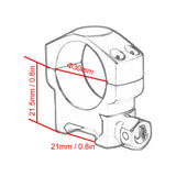anelli 30mm vector optics bassi weaver picatinny montaggio ottica precisione