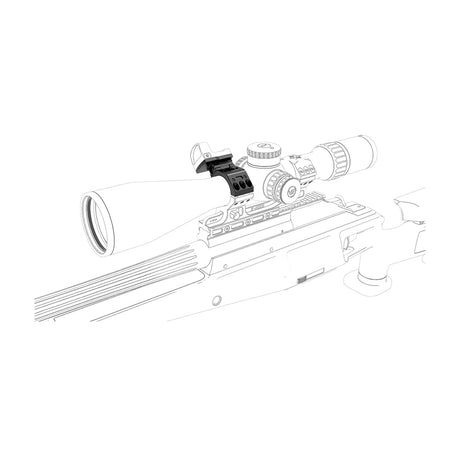 vector optics x-accu xasr-a01 mount assembly kit per montare red dot su ottica