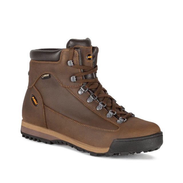 Scarpa AKU Slope LTR GTX marrone scuro impermeabile con Gore Tex e suola Vibram Erica Everest con calze Spartan in omaggio