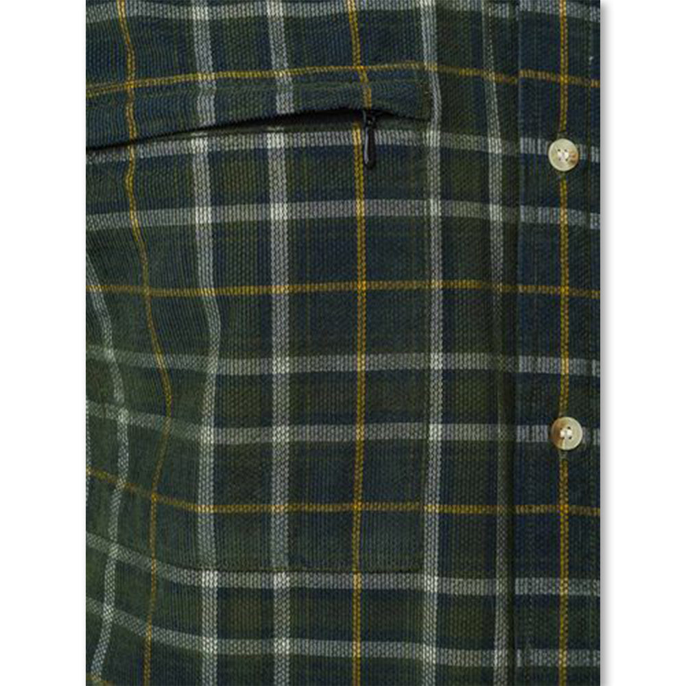 Camicia uomo Dobby Corduroy in cotone con tasche pettorali