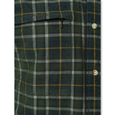 Camicia uomo Dobby Corduroy in cotone con tasche pettorali