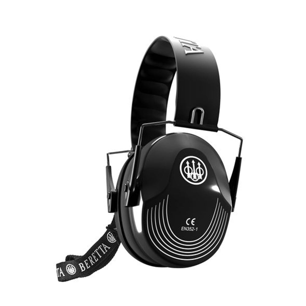 Cuffie antirumore Beretta Earmuffs 25dB SNR compatte per tiro sportivo