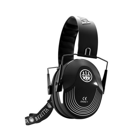 Cuffie antirumore Beretta Earmuffs 25dB SNR compatte per tiro sportivo