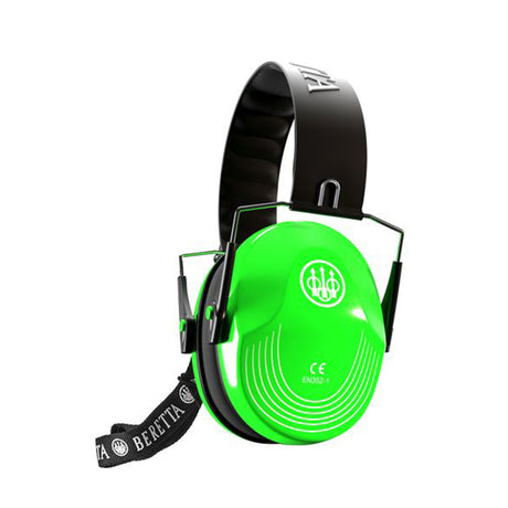 Cuffie antirumore Beretta Earmuffs 25dB SNR compatte per tiro sportivo