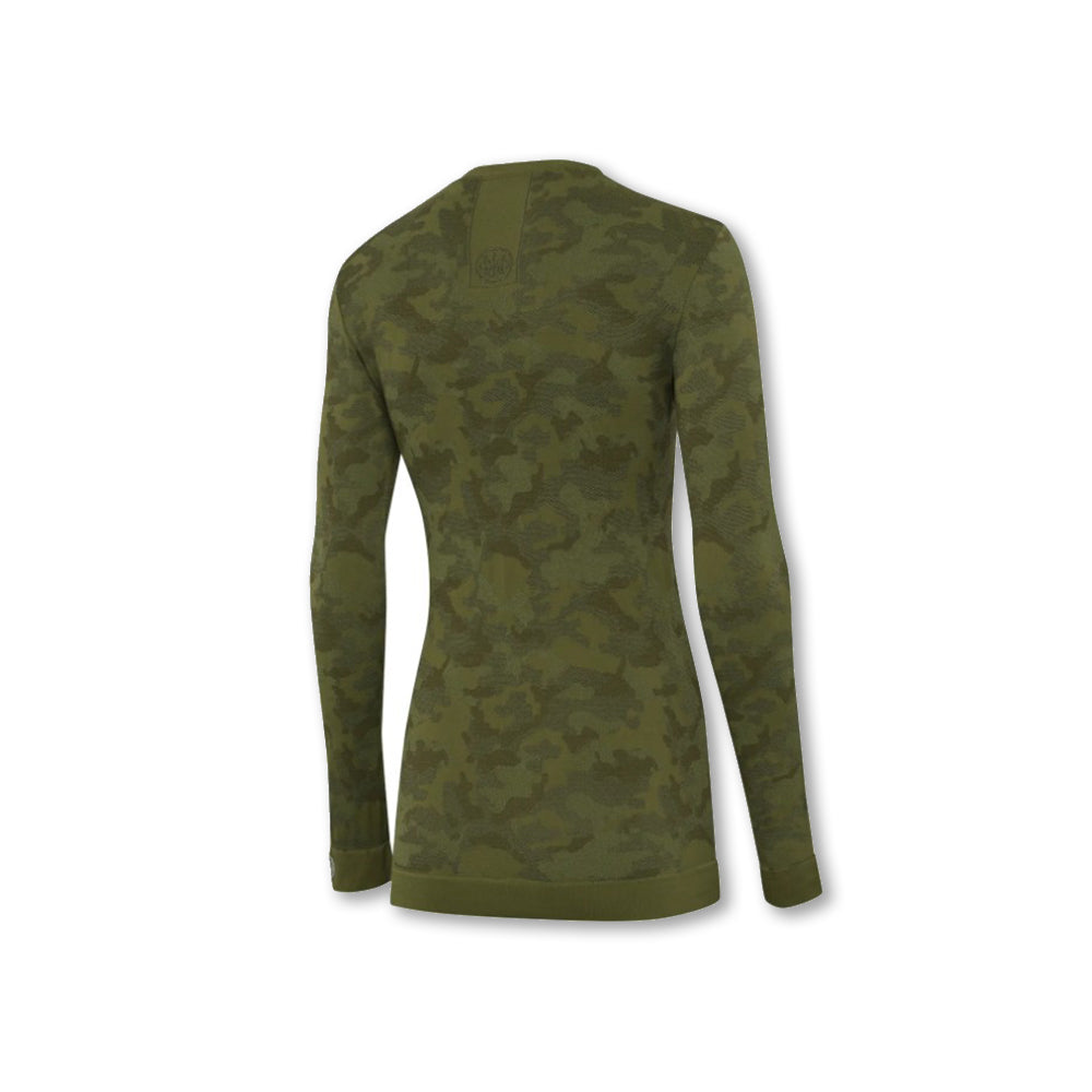 Maglia primo strato tecnica donna Beretta LeSaut manica lunga, seamless e traspirante