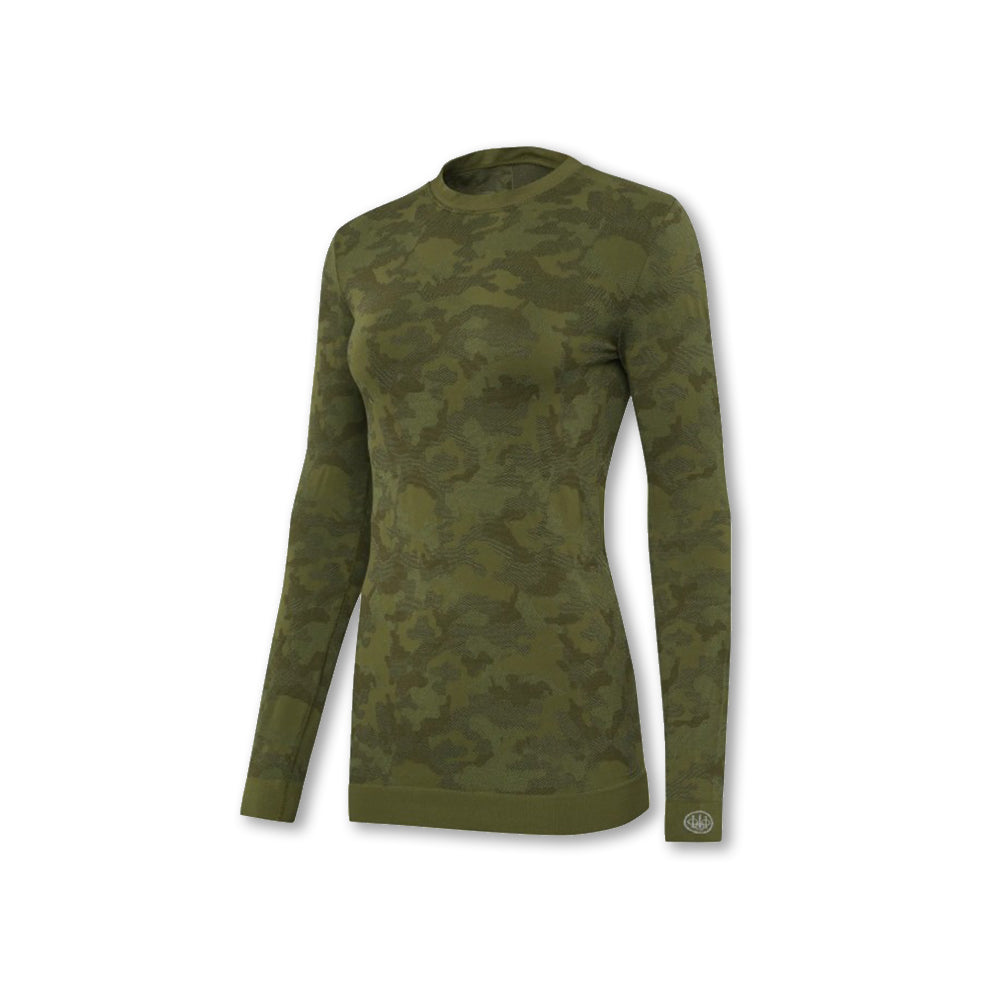 Maglia primo strato tecnica donna Beretta LeSaut manica lunga, seamless e traspirante
