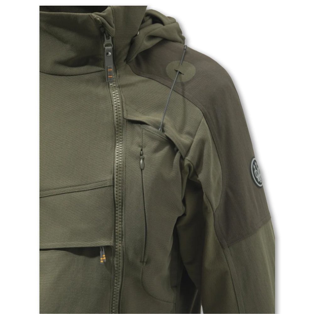 Giacca da caccia Beretta Fjeld GTX Anorak impermeabile Gore-Tex con carniere e cappuccio