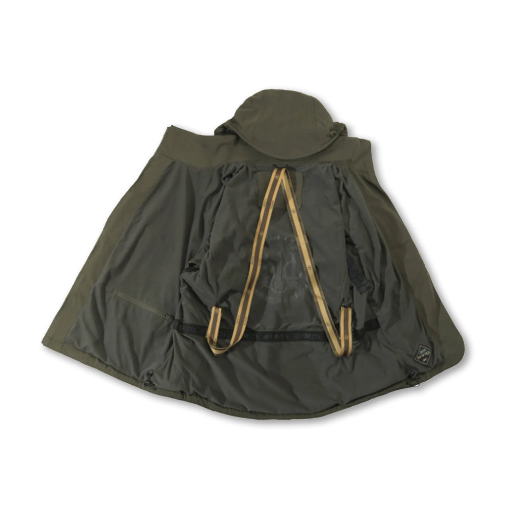 Giacca da caccia Beretta Fjeld GTX Anorak impermeabile Gore-Tex con carniere e cappuccio