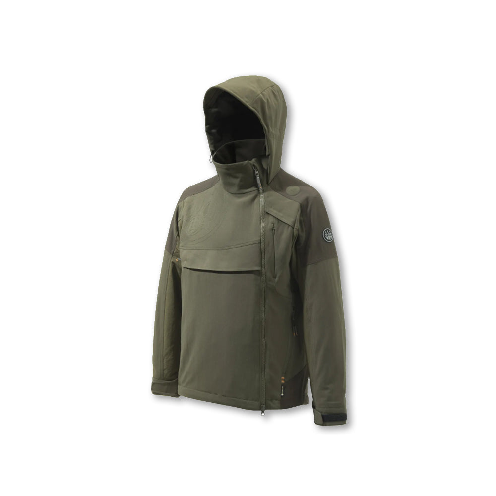 Giacca da caccia Beretta Fjeld GTX Anorak impermeabile Gore-Tex con carniere e cappuccio