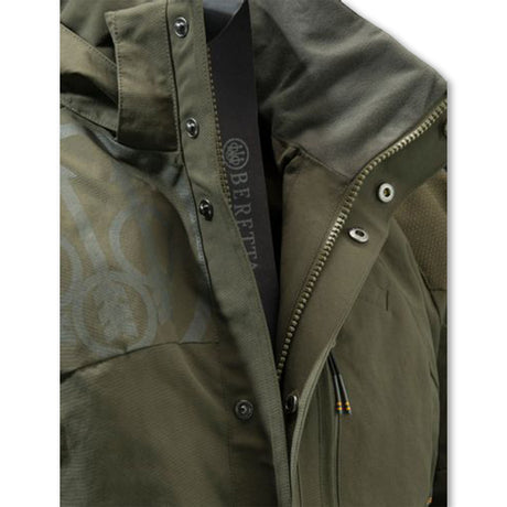 Giacca uomo Beretta Thorn Resistant EVO impermeabile e traspirante con carniere e inserti rinforzati