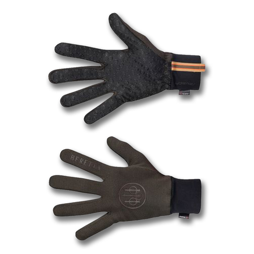 Guanti Beretta Hardface Polartec antivento con inserti touchscreen