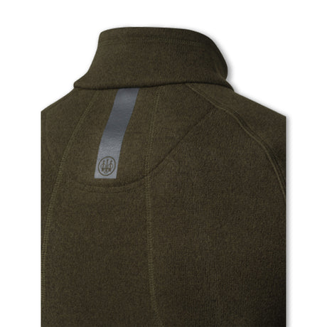 Pile termico da uomo Beretta Abisko Half Zip colore verde con mezza zip