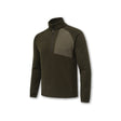 Pile termico da uomo Beretta Abisko Half Zip colore verde con mezza zip