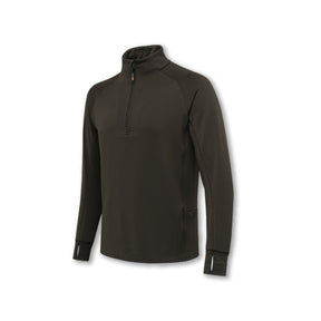 Pile uomo tecnico Stretch Tech Beretta con mezza zip e tasca laterale