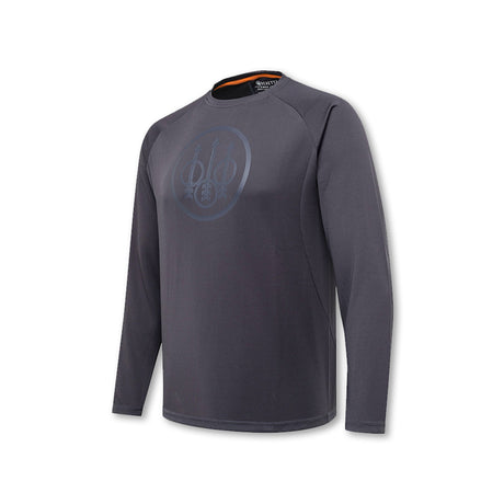 maglia Beretta Ortles LS uomo traspirante poliestere asciugatura rapida charcoal