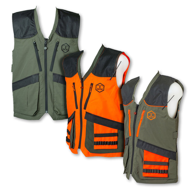 Gilet Park Vest Capone Caccia antistrappo idrorepellente cartucciere e tasche radio/GPS