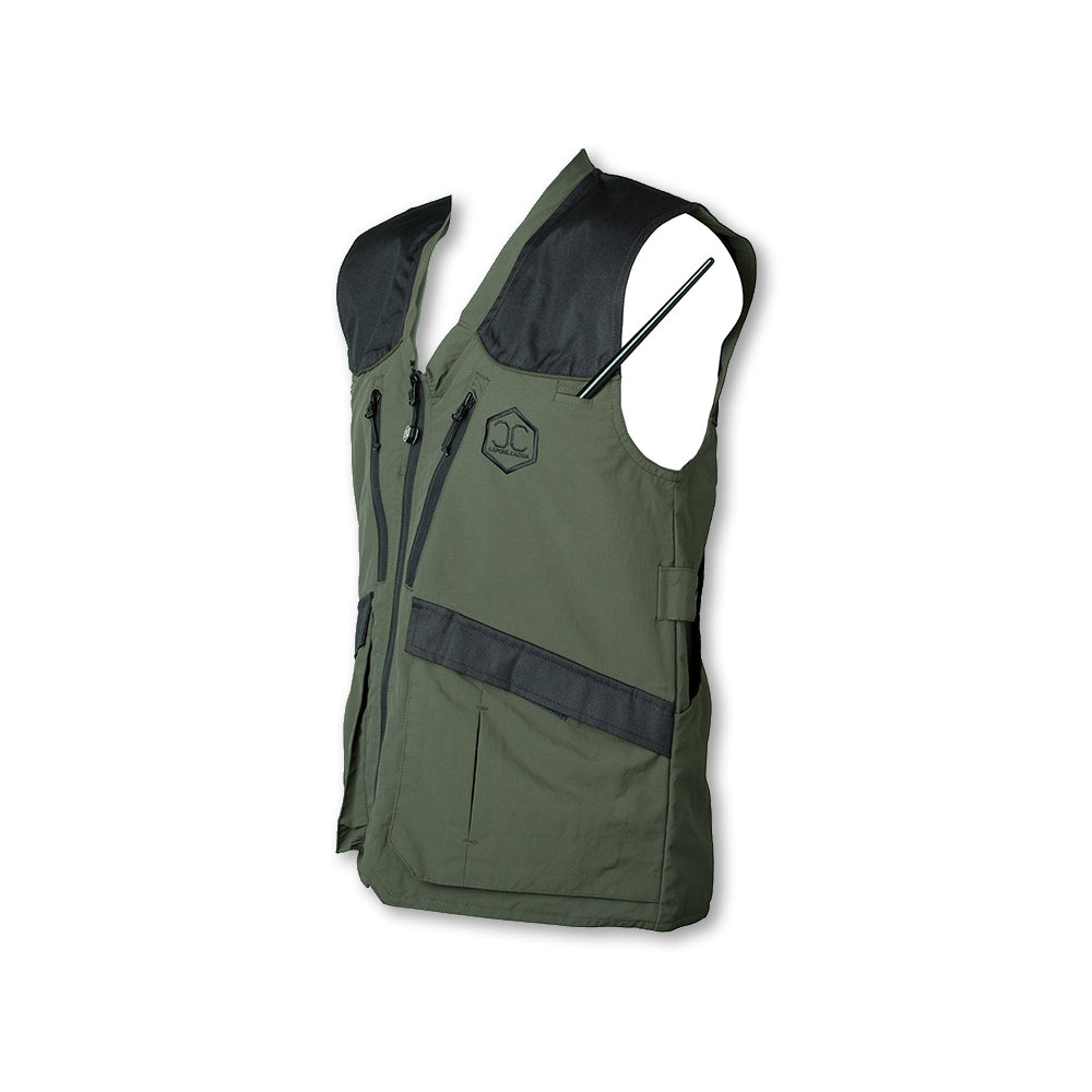 Gilet Park Vest Capone Caccia antistrappo idrorepellente cartucciere e tasche radio/GPS