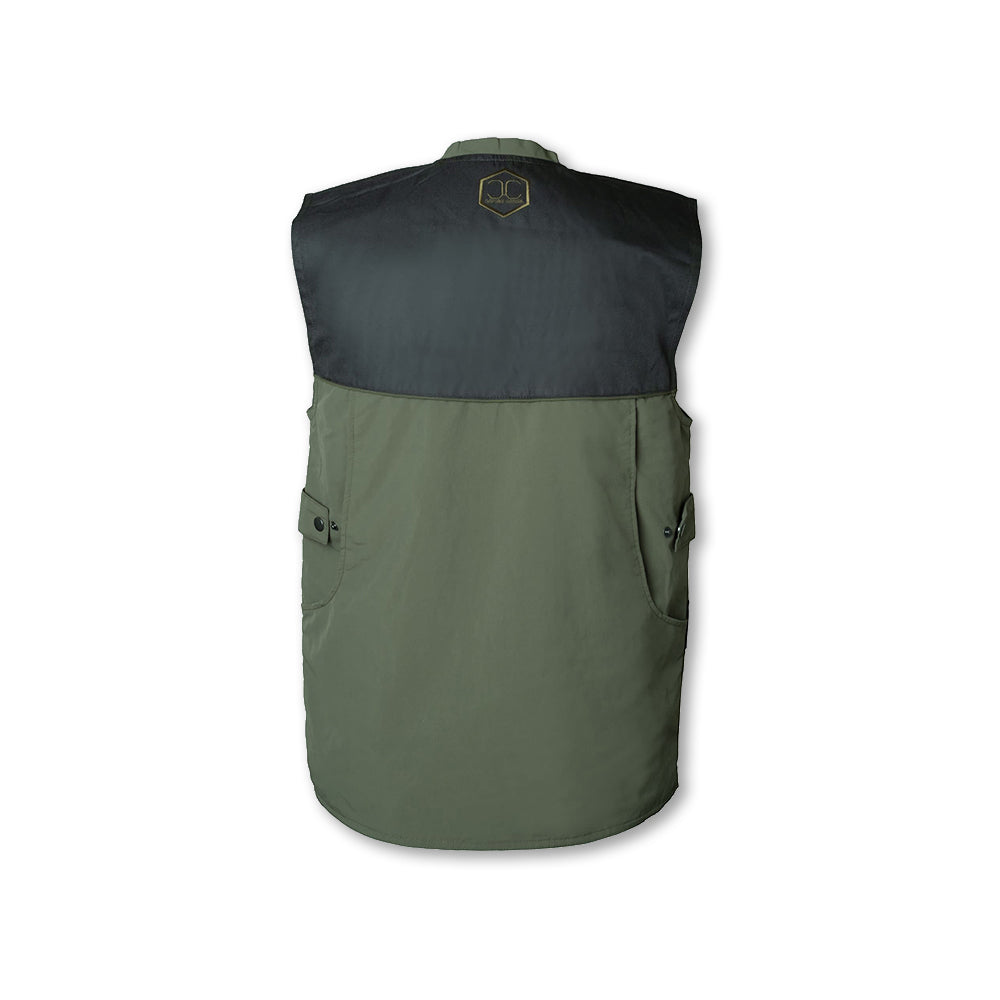 Gilet Park Vest Capone Caccia antistrappo idrorepellente cartucciere e tasche radio/GPS