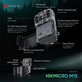 fototrappola hikmicro m15 4g 20mp invio remoto