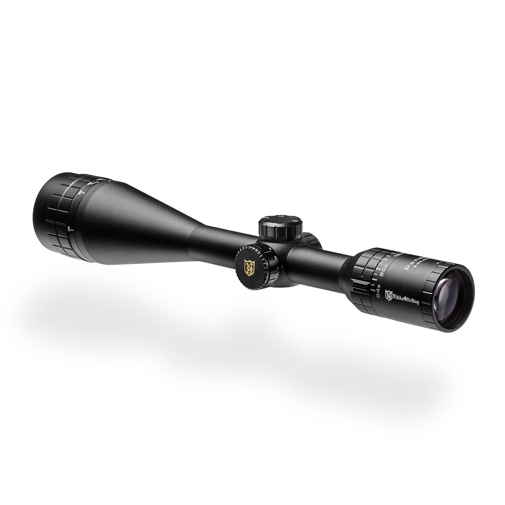 ottica Nikko Stirling Panamax Long Range 8-24x50 AO IR con reticolo half mil dot illuminato