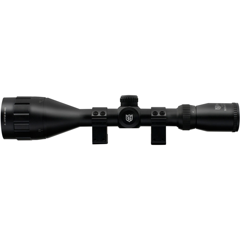 ottica Nikko Stirling Mountmaster 4-12x50 AO IR con reticolo half mil dot illuminato
