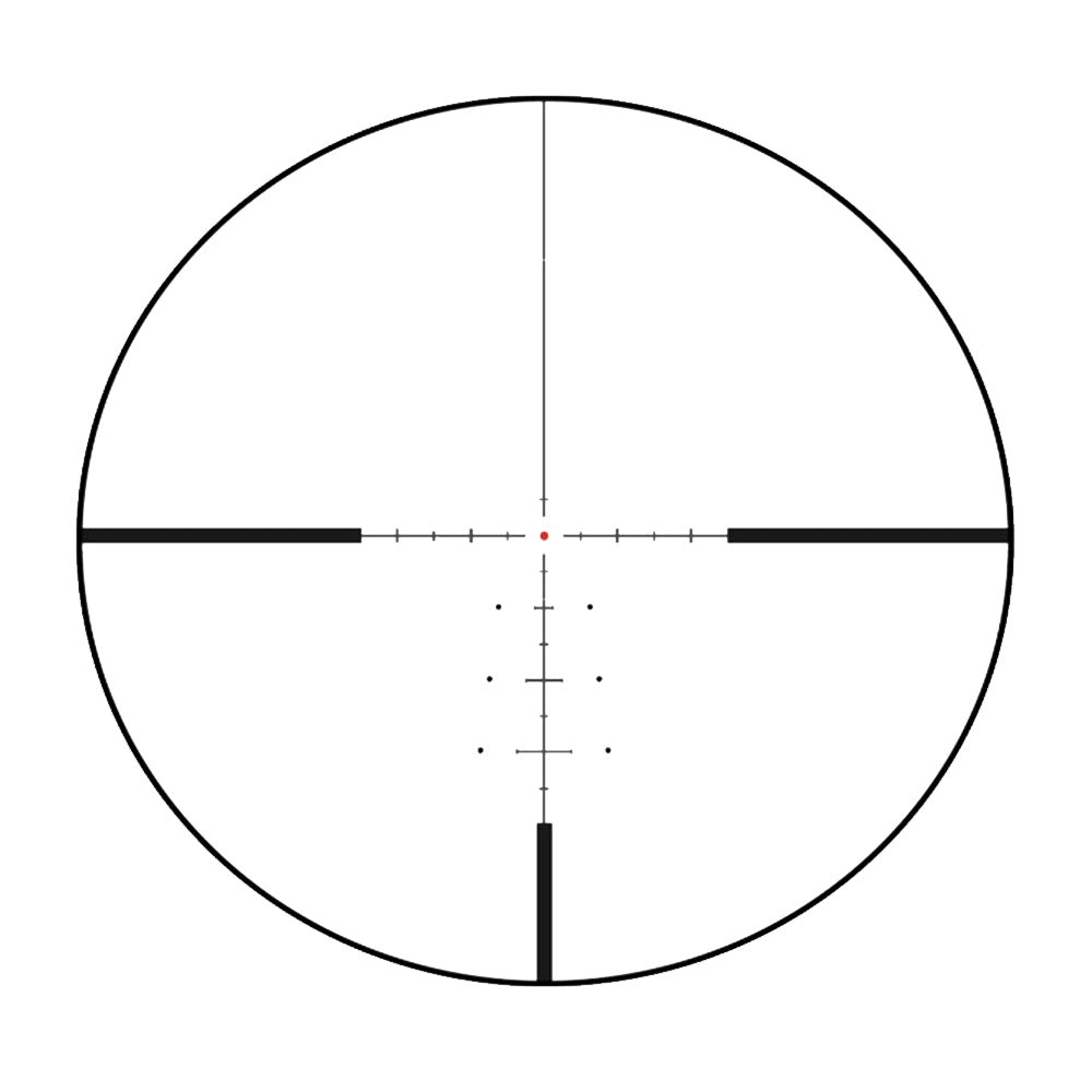 cannocchiale vector optics continental x6 5-30x56 reticolo bdc tubo 30mm caccia