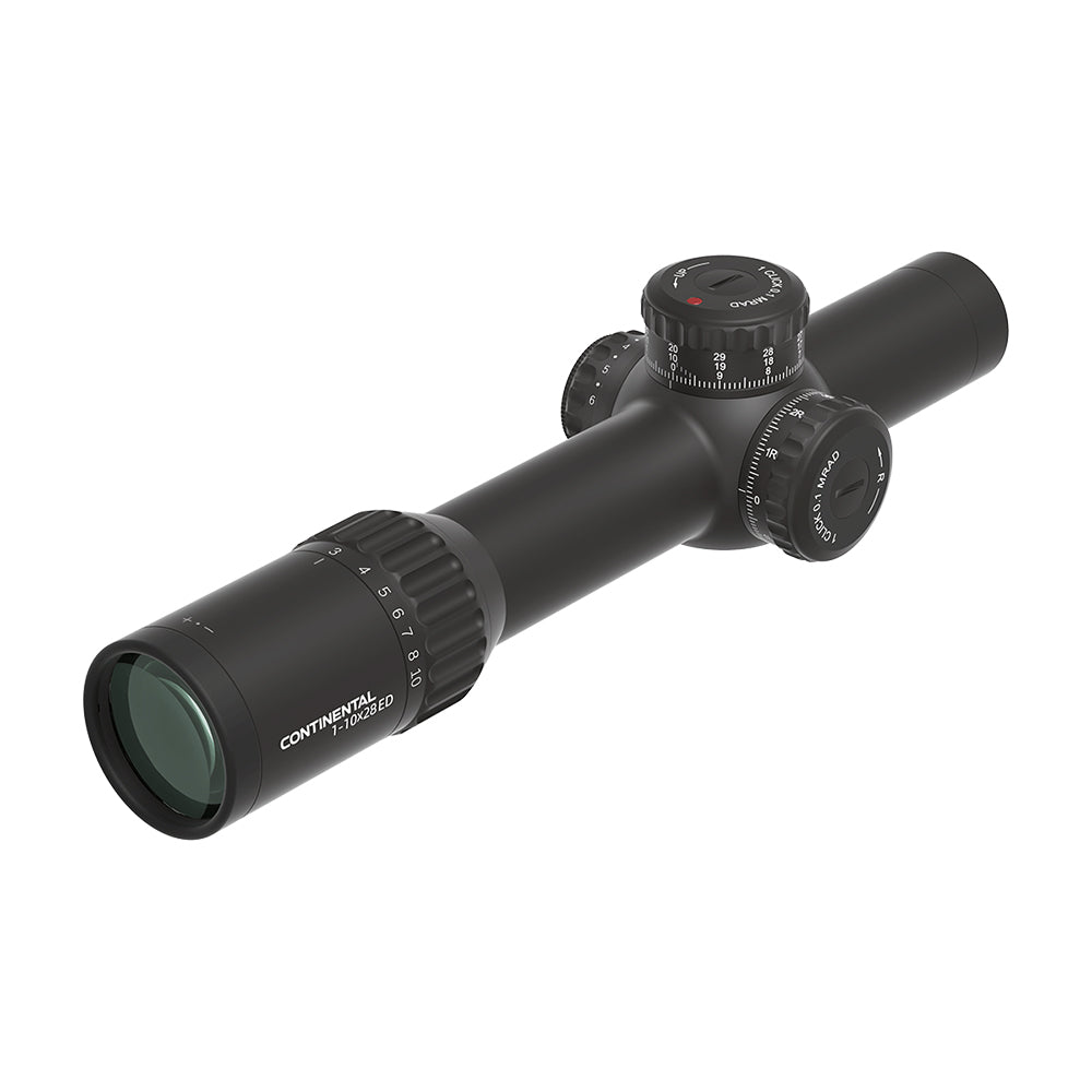 cannocchiale vector optics continental 1-10x28 ed rar c ffp 34mm mil lpvo caccia
