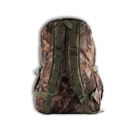 Zaino da caccia RA SPORT camouflage 35L in canvas con tasche e zip frontali