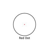 nikko stirling flash nrd30h red dot con reticolo punto rosso 3 moa