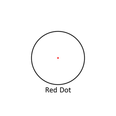 nikko stirling flash nrd30h red dot con reticolo punto rosso 3 moa