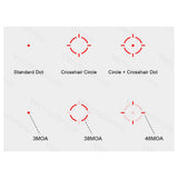 red dot vector optics frenzy x 1x19x26 mrs gen2 solar 3 moa multi reticolo