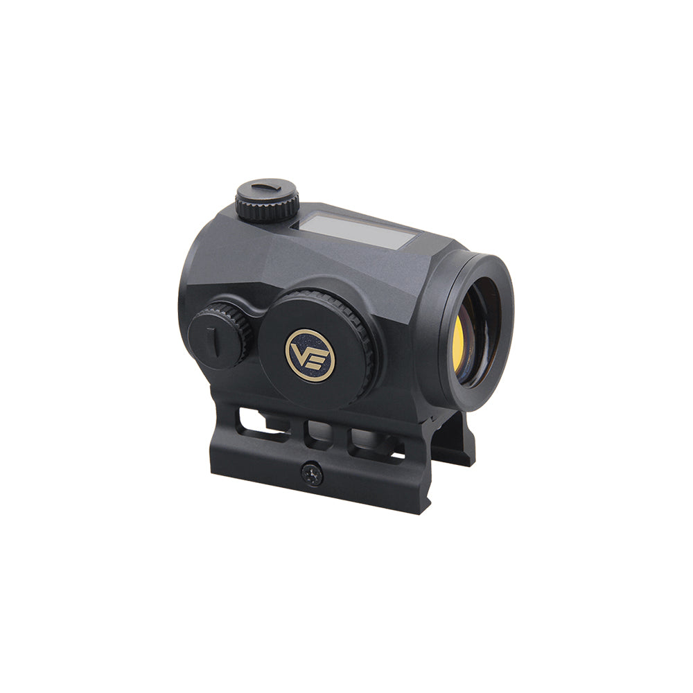 red dot Vector Optics Scrapper 1x25 solar 2 MOA multi reticolo caccia tiro dinamico