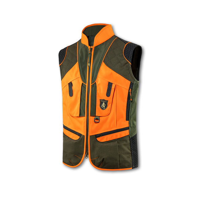 Gilet tecnico Trabaldo Driver HV 2.0 ad alta visibilità con tasche funzionali e rinforzi