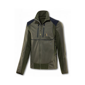 Giacca Trabaldo Antares Winter softshell antivento con maniche staccabili per caccia e outdoor