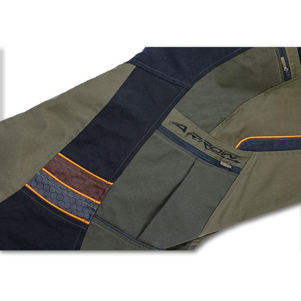 Pantalone tecnico impermeabile Trabaldo Arrow Pro verde nero con rinforzi Titanial Light