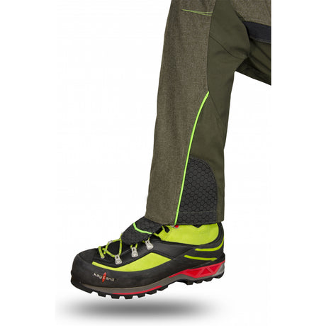 Pantalone tecnico Trabaldo Invictus impermeabile davanti in tessuto Titanial verde