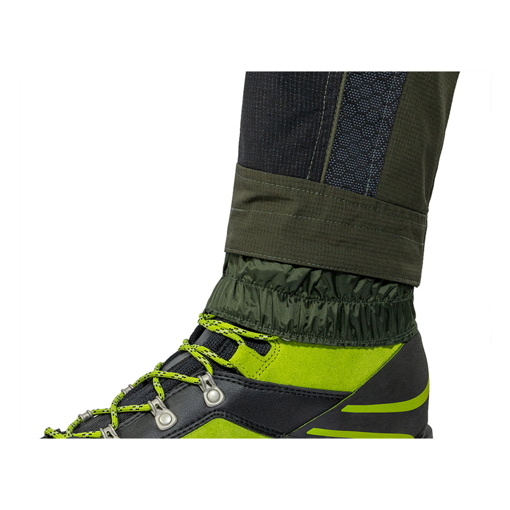 Pantalone tecnico Trabaldo Striker Clima parzialmente impermeabile verde con Titanial Stretch